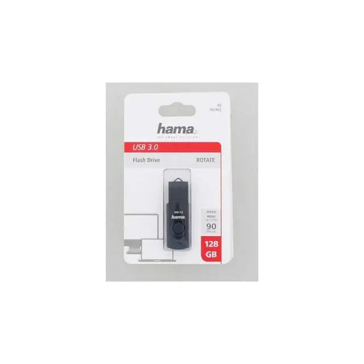 USB памет HAMA Rotate 128GB USB 3.0 90 MB/s Петролно синьо