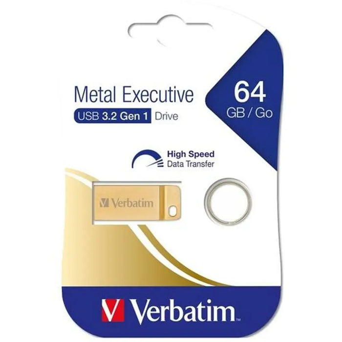 USB стик Verbatim Executive Златен 64 GB