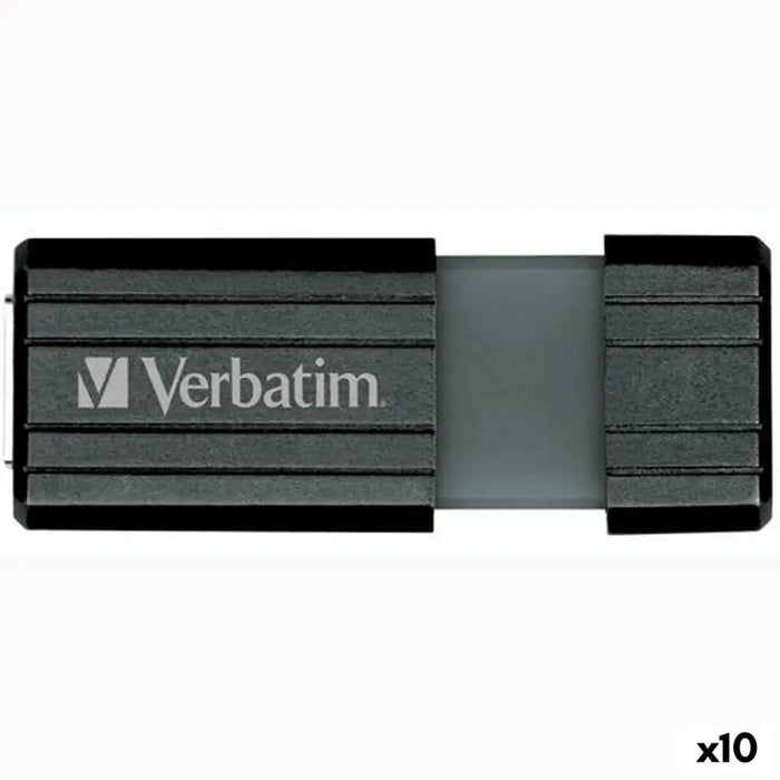 USB стик Verbatim Store’n’Go PinStripe Черен 16 GB