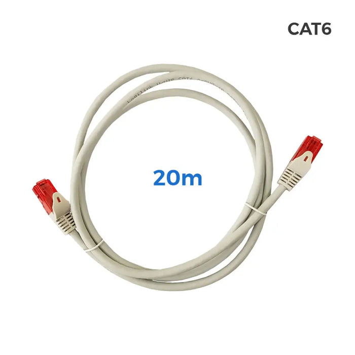 UTP категория 6 твърд мрежови кабел EDM 56040 Сив