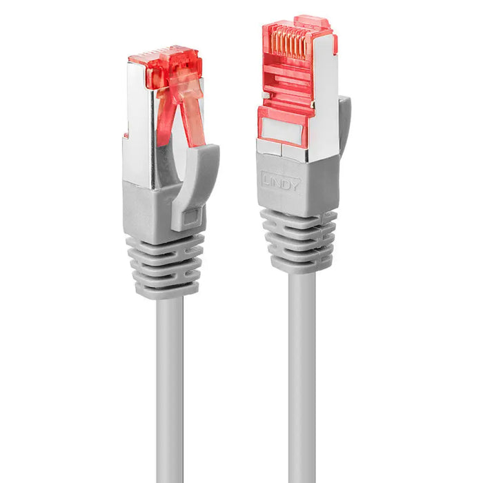 UTP категория 6 твърд мрежови кабел LINDY 47709 Сив 15 m 1