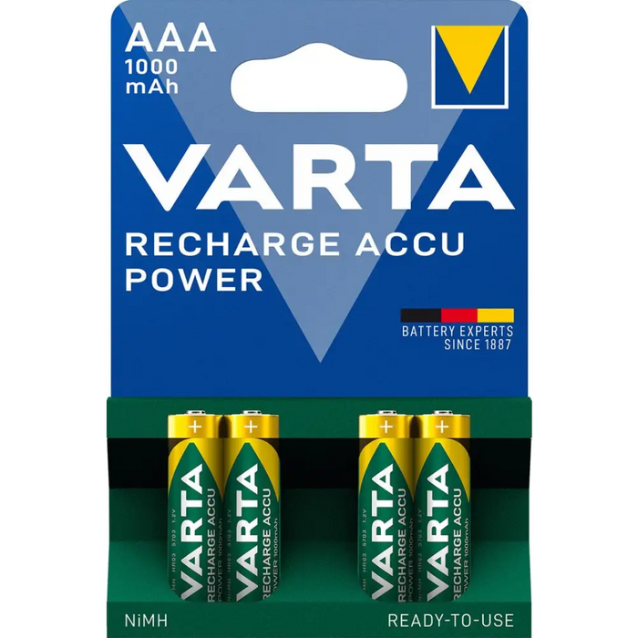 VARTA HR03 AAA Recharge Accu Power 1000 mAh 05703