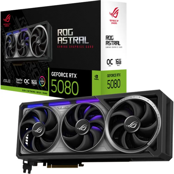 Видео карта ASUS ROG ASTRAL GeForce RTX 5080 OC 16GB GDDR7