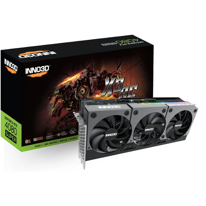 Видео карта Inno3D GeForce RTX 4080 Super 16GB GDDR6X X3 OC