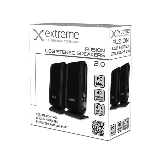 Високоговорители Extreme XP102 2.0 канала 4 W Черни