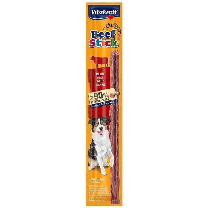 VITAKRAFT Beef Stick с телешко - лакомство за кучета - 12гр