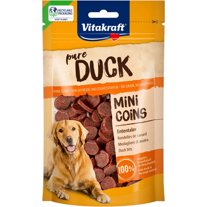 VITAKRAFT Duck Mini Coins - лакомство за кучета - 80гр