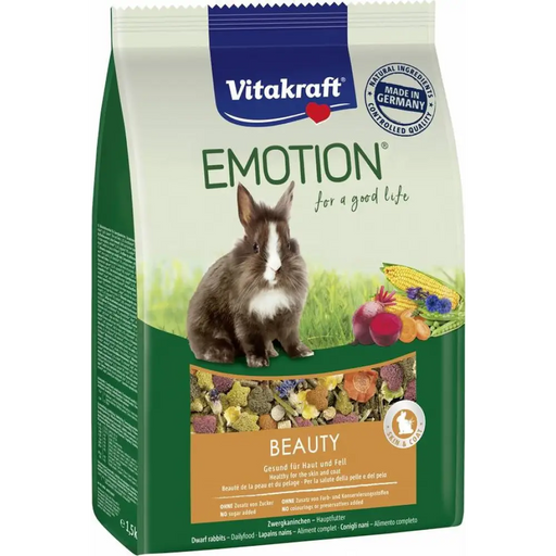 VITAKRAFT EMOTION BEAUTY - суха храна за зайци - 600гр