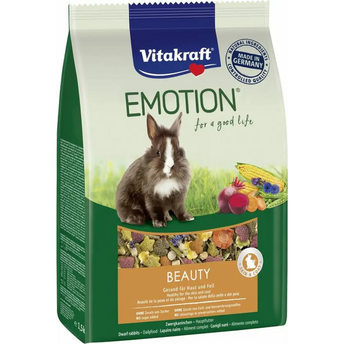 VITAKRAFT EMOTION BEAUTY - суха храна за зайци - 600гр