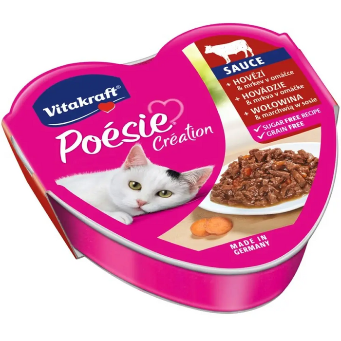 VITAKRAFT POESIE CREATION SOS говеждо/морков - мокра