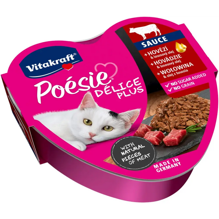 VITAKRAFT POESIE DELICE PLUS Beef - мокра храна за котки