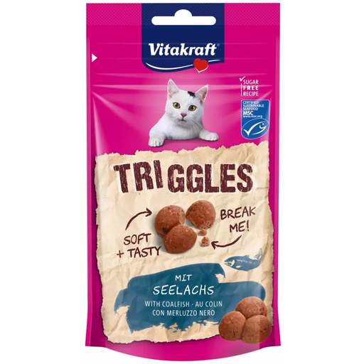 VITAKRAFT Triggles Coalfish - лакомства за котки - 40гр