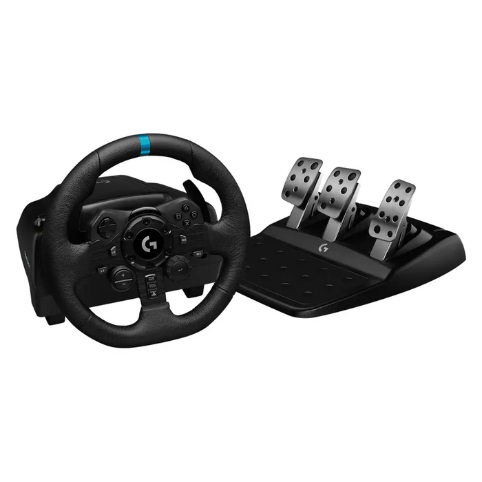 Волан LOGITECH G923 + LOGITECH скоростен лост за PS4/PS5/PC