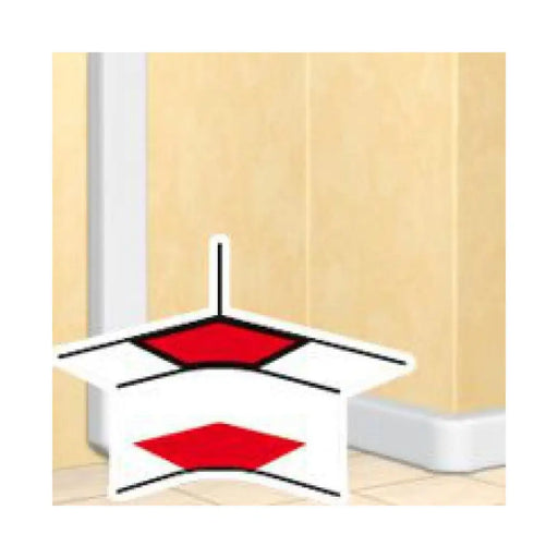 ВЪТРЕШЕН ЪГЪЛ 50Х80 65мм LEGRAND