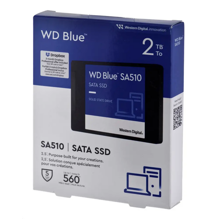 Western Digital Blue SA510 2.5’’ 2 TB Serial ATA III
