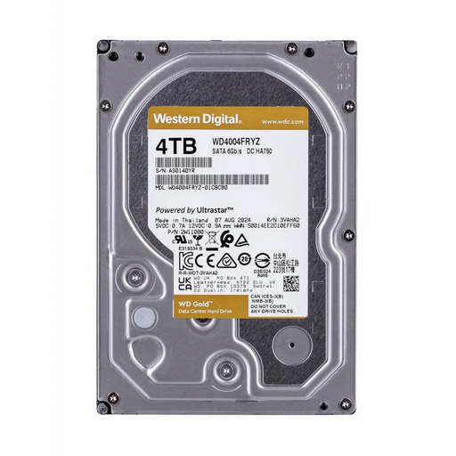 Western Digital Gold WD4004FRYZ вътрешен твърд диск 3.5’’ 4