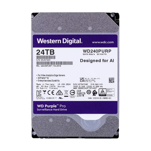 Western Digital Purple Pro WD240PURP internal hard drive 24
