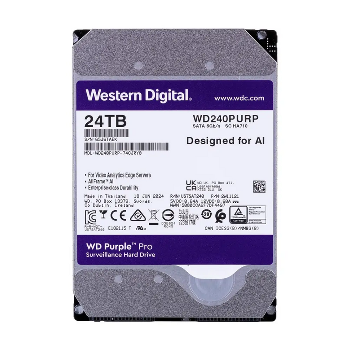 Western Digital Purple Pro WD240PURP internal hard drive 24