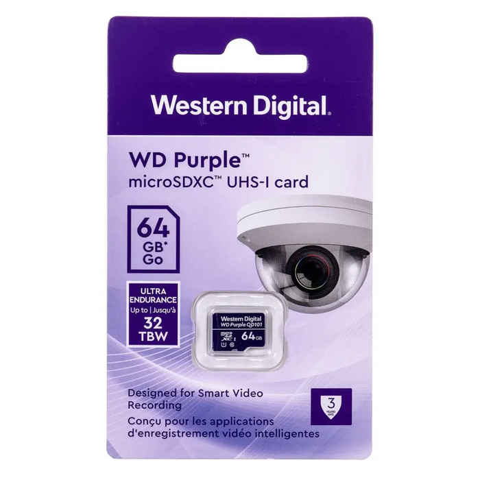 Western Digital WD Purple SC QD101 карта с памет 64 GB