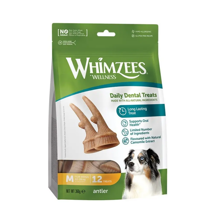 WHIMZEES Adult Antler M - лакомство за кучета - 12