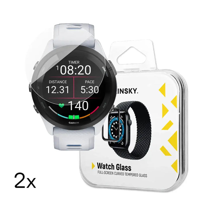 Wozinsky Full Glue Tempered Glass за Garmin Forerunner 265S