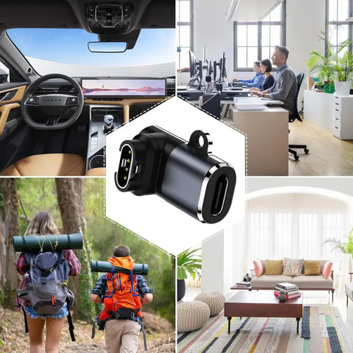 Wozinsky WAYGS1 USB-C адаптер за Garmin Smartwatch - сив