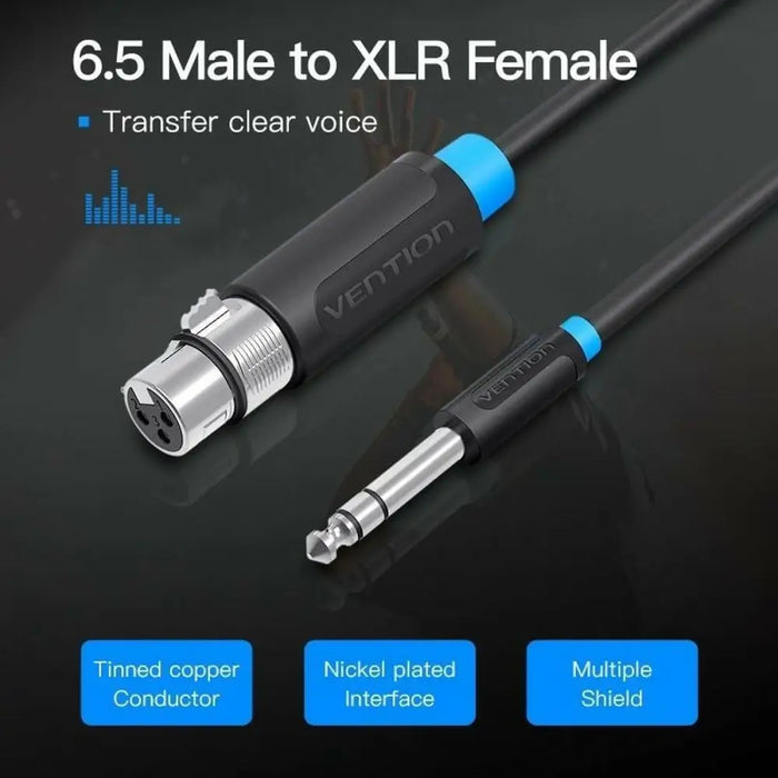 XLR кабел Vention BBEBH