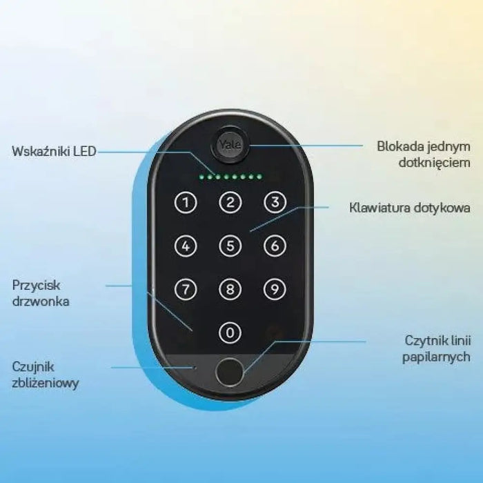 Yale 05/303000/BL Smart Keypad 2 - Цифрова клавиатура