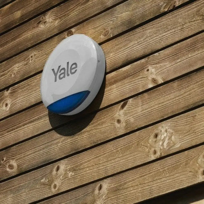 Yale Outdoor Siren Безжична сирена Синьо Сиво