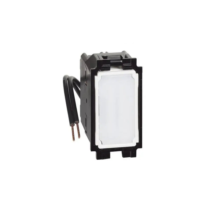 ЕДНОМОДУЛЕН КРЪСТАТ КЛЮЧ LIVING NOW LEGRAND - СИН ЛЕД