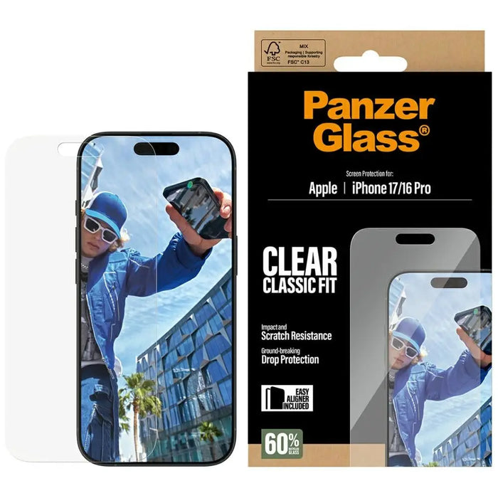 Закалено стъкло PanzerGlass Classic Fit EasyAligner