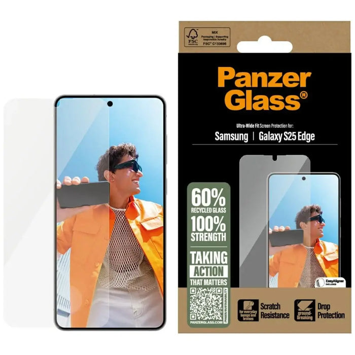 Закалено стъкло PanzerGlass Ultra-Wide Fit за Samsung