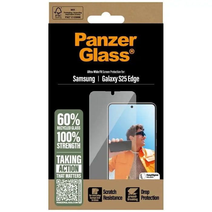 Закалено стъкло PanzerGlass Ultra-Wide Fit за Samsung