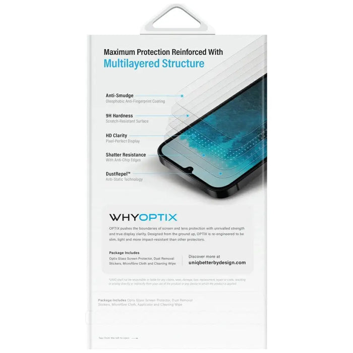 Закалено стъкло Uniq Optix Privacy за Samsung Galaxy Z Flip