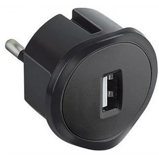 Зарядно устройство Legrand 50681 USB 1.5A 5V 230V черно
