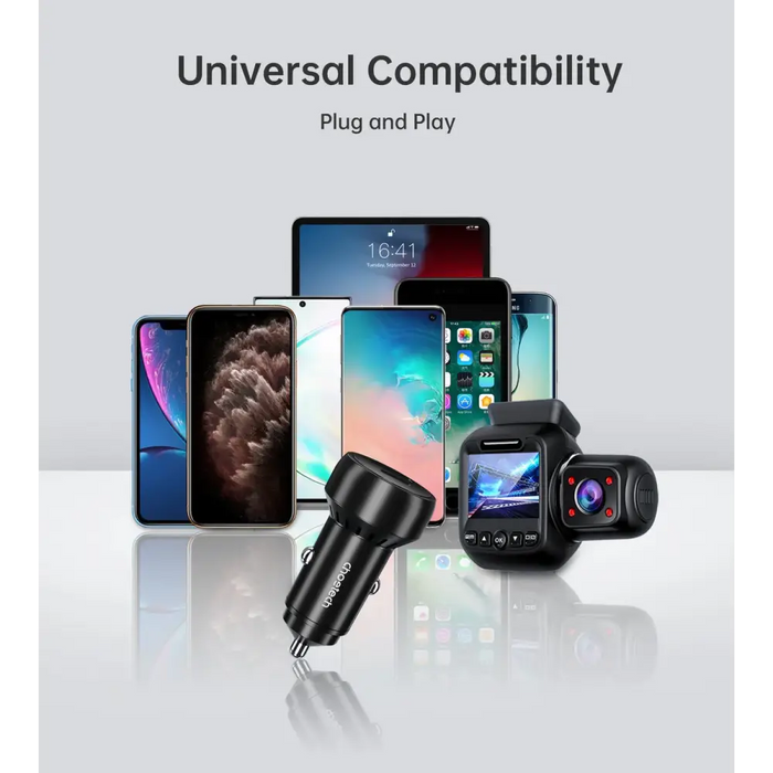 Зарядно за кола Choetech TC0014 USB-C USB-A PD