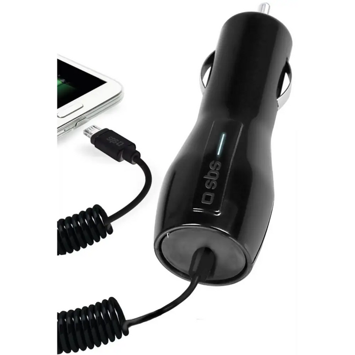 Зарядно за кола SBS Car charger with cable micro USB