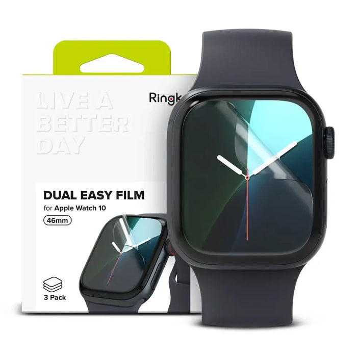 Защитно фолио Ringke Dual Easy 3-pack за Apple Watch 10 46