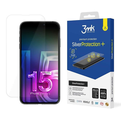 Защитно фолио 3mk SilverProtection+ за Apple iPhone 15 Pro