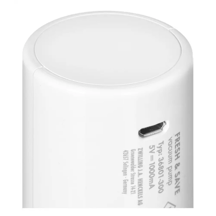 ZWILLING FRESH & SAVE 36801-300-0 Вакуумна помпа 19 см Бяла