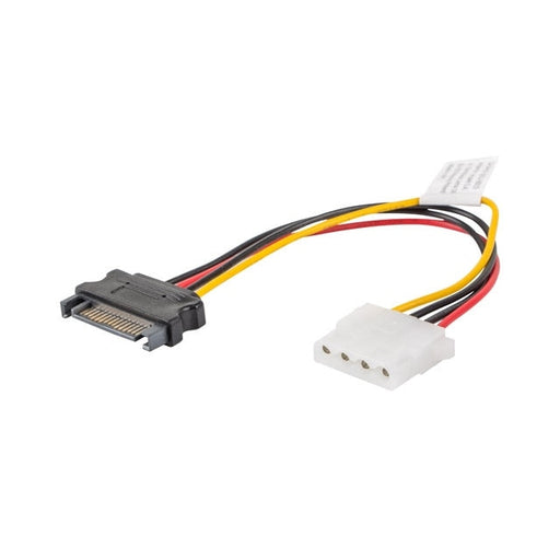 Адаптер Lanberg molex (f) - > SATA (m) cable 15cm