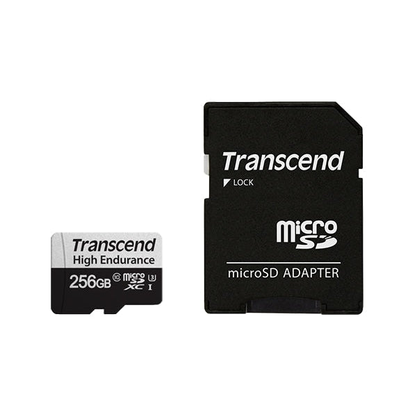 Памет Transcend 256GB microSD w/ adapter U3 High Endurance