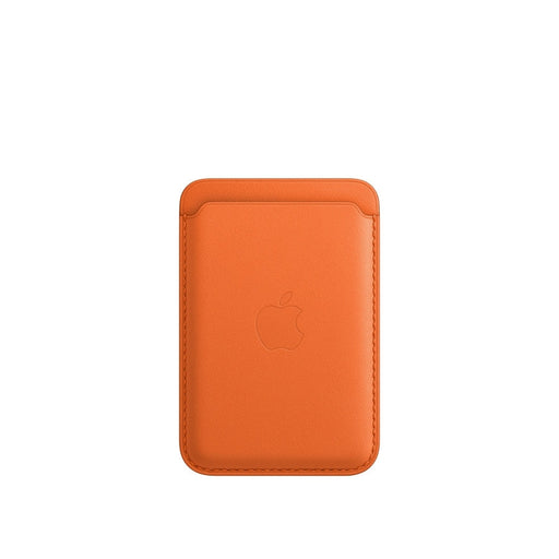 Калъф Apple iPhone Leather Wallet with MagSafe - Orange