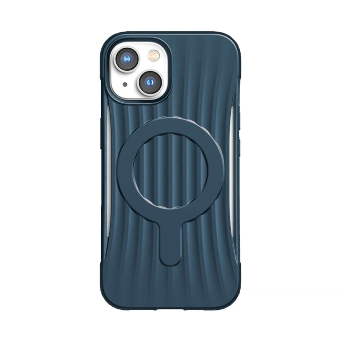 Кейс Raptic X-Doria Clutch Case за iPhone 14 with MagSafe, син гръб