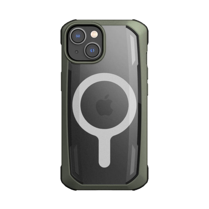 Кейс Raptic X-Doria Secure Case за iPhone 14 Plus with MagSafe, брониран гръб, зелен
