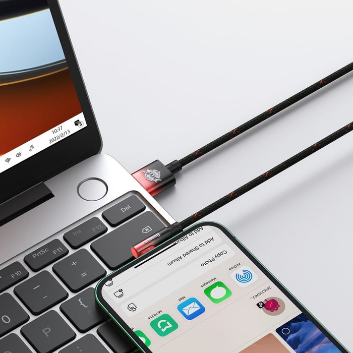 Ъглов кабел Baseus MVP 2 за Apple бързо