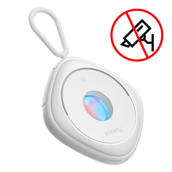 Детектор за скрити камери Baseus Heyo, с кабел за зареждане USB към Type-C, 0.3m, бял