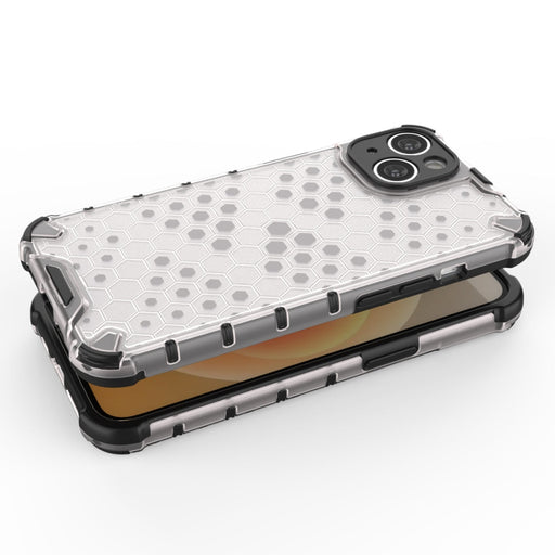 Кейс HQWear Honeycomb за iPhone 14 Plus прозрачен