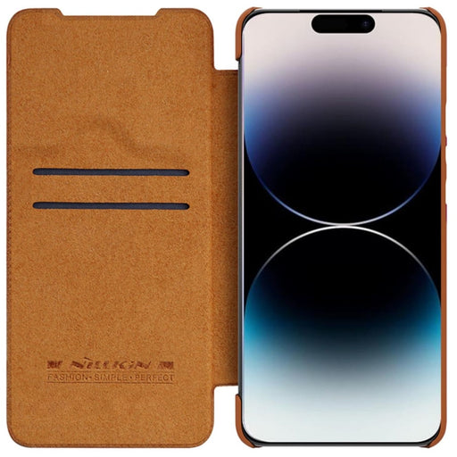 Кожен калъф Nillkin Qin Pro Leather за iPhone