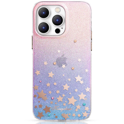 Кейс Kingxbar Heart Star Series за iPhone 14 Plus със звезди
